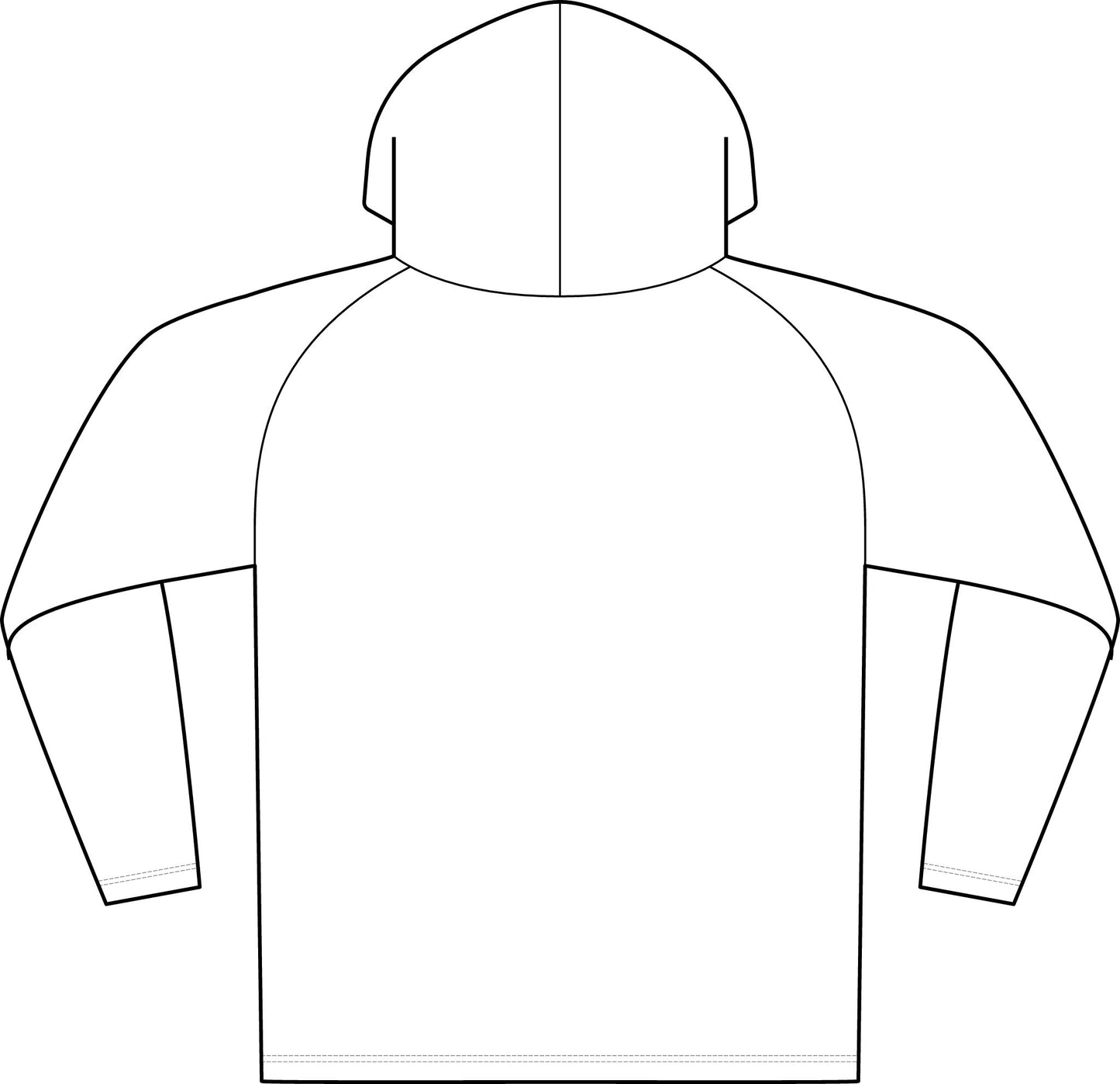 Camo Logo Hooded Long Sleeve Tee