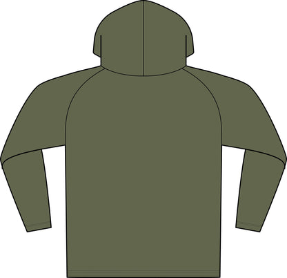 Camo Logo Hooded Long Sleeve Tee