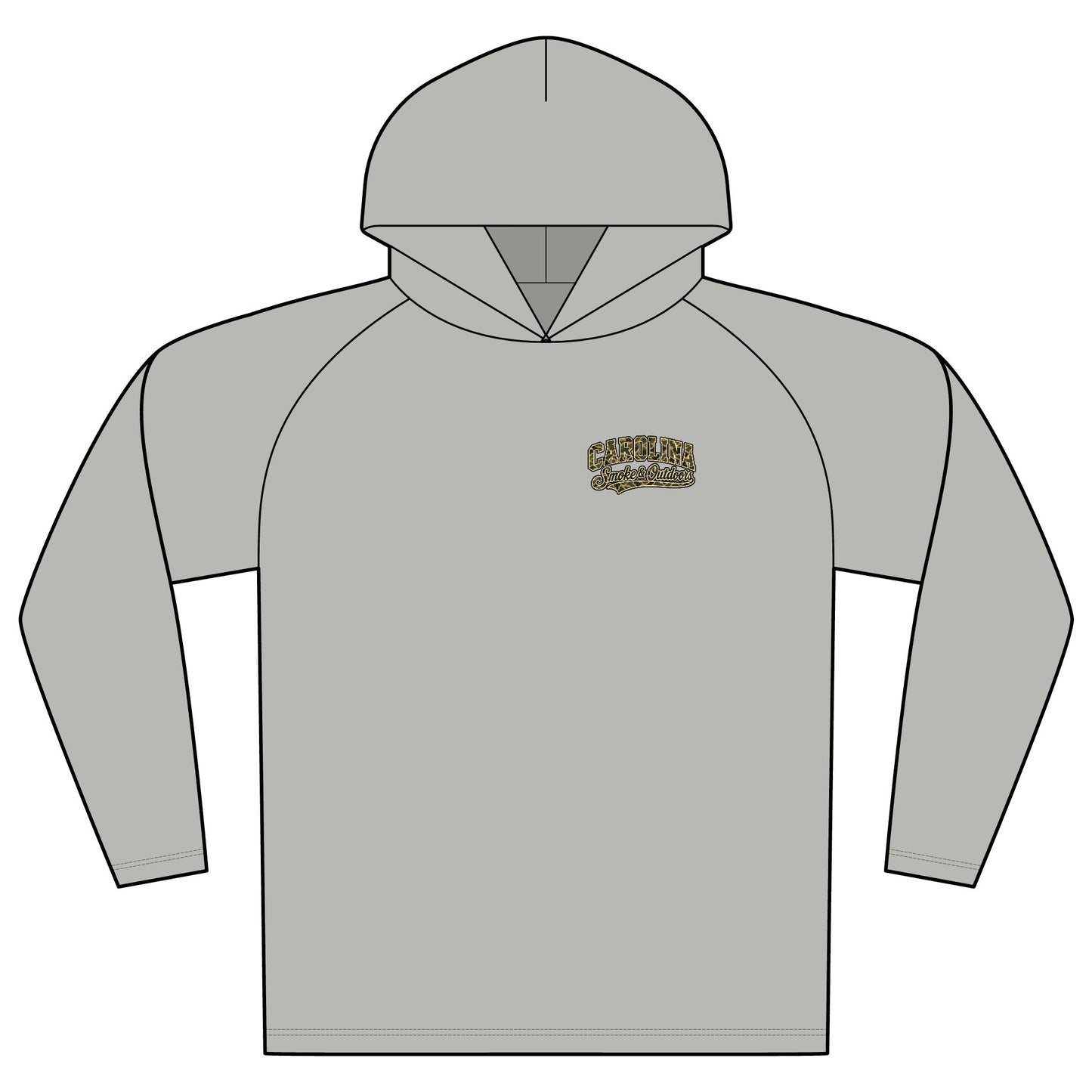 CSO Camo Logo Hooded Long Sleeve Tee