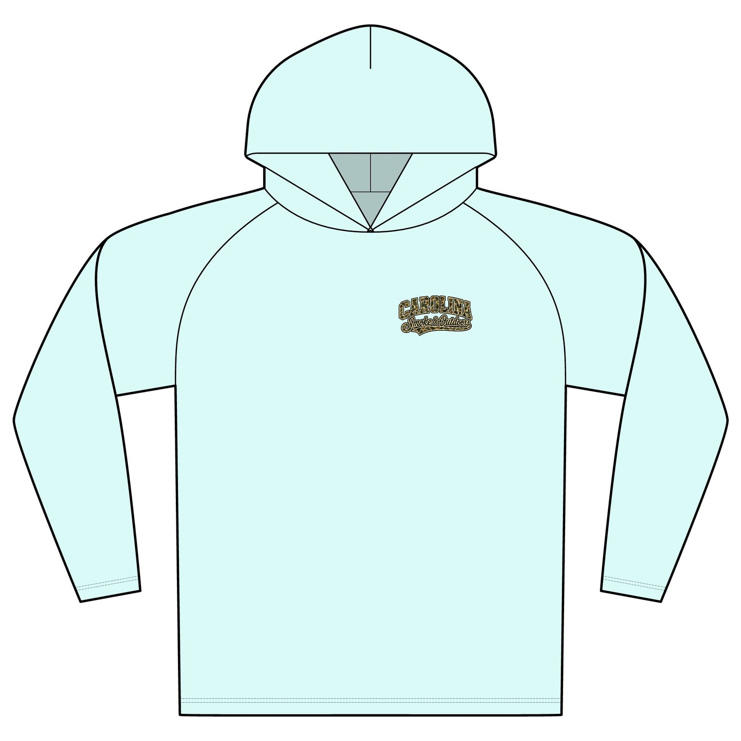 CSO Camo Logo Hooded Long Sleeve Tee