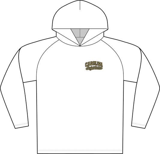 Camo Logo Hooded Long Sleeve Tee